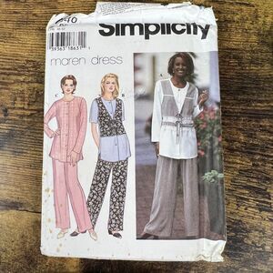 Simplicity Womens Maren Dress Vintage Uncut Pattern #7040